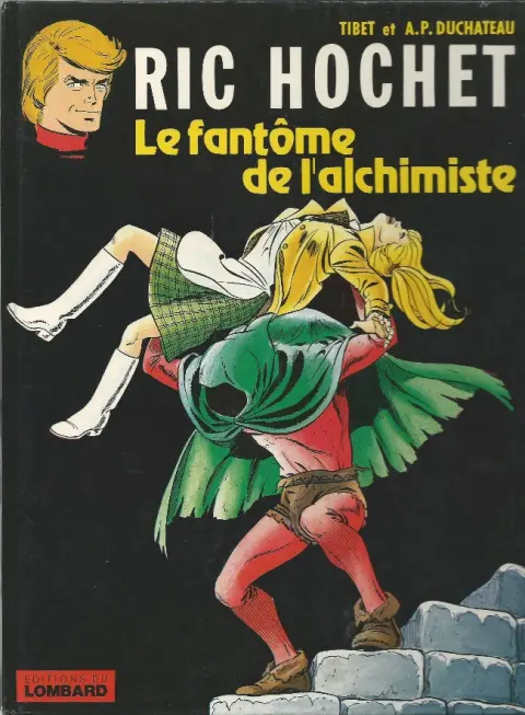 Couverture de l'album Ric Hochet Tome 30 Le fantôme de l'alchimiste
