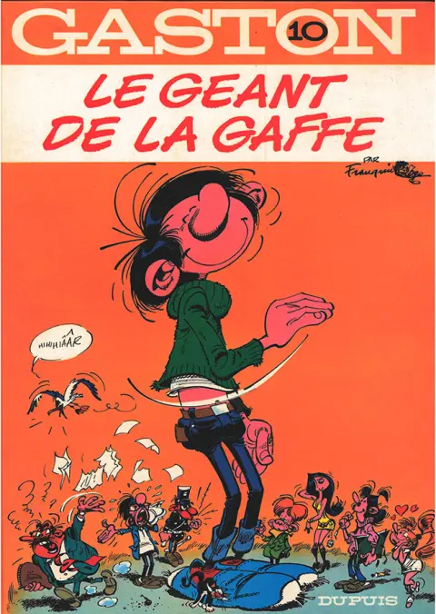 Couverture de l'album Gaston Tome 10 Le géant de la gaffe