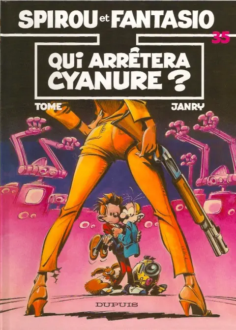 Couverture de l'album Spirou et Fantasio Tome 35 Qui arrêtera Cyanure ?