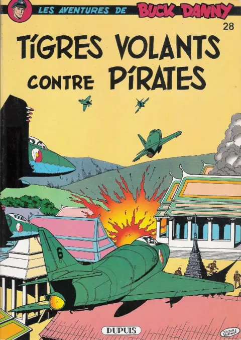 Couverture de l'album Buck Danny Tome 28 Tigres volants contre pirates