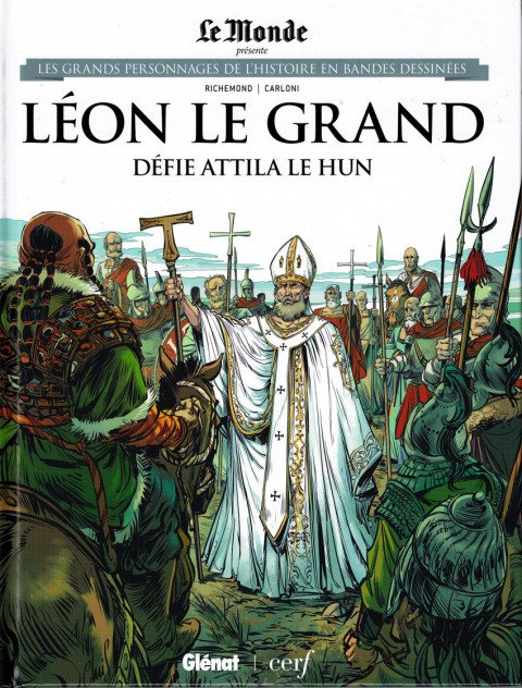 Couverture de l'album Les grands personnages de l'Histoire en bandes dessinées Tome 50 Léon Le Grand