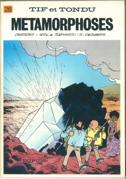 Couverture de l'album Tif et Tondu Tome 28 Métamorphoses