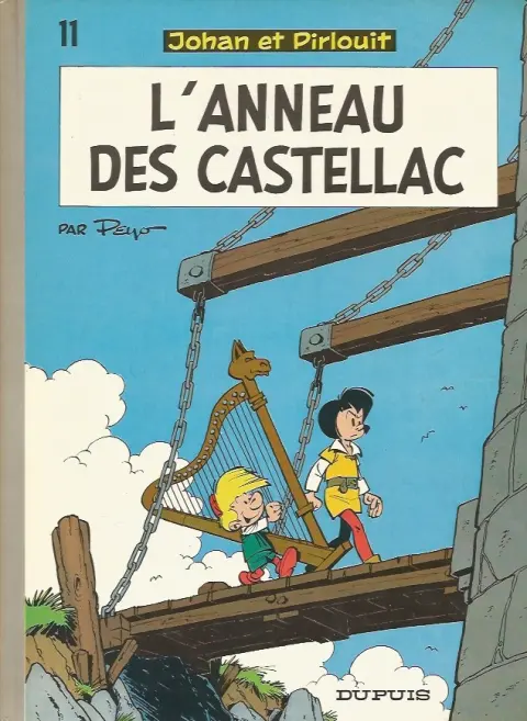 Couverture de l'album Johan et Pirlouit Tome 11 L'anneau des Castellac