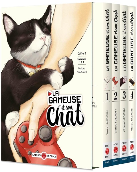 La gameuse et son chat Tomes 1 à 4