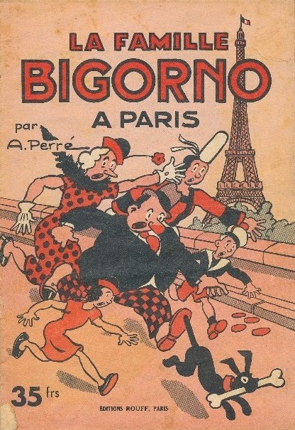 Couverture de l'album La famille Bigorno Tome 2 La famille Bigorno à Paris