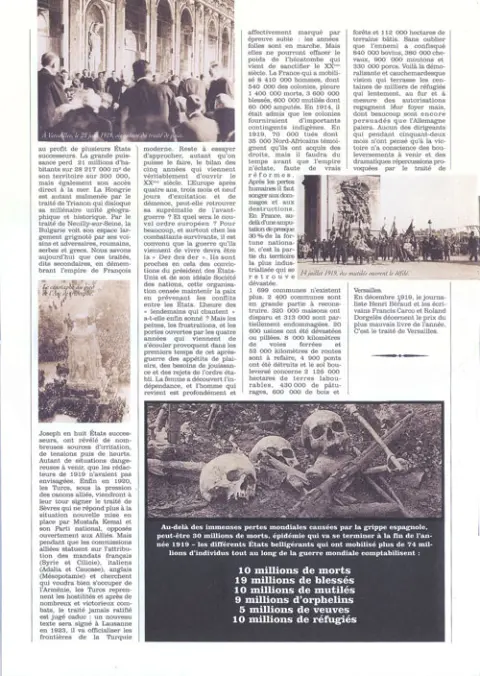 Verso de l'album Putain de guerre ! Tome 6 1919