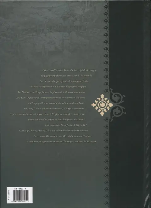 Verso de l'album Ravermoon Tome 1 La Promesse des flammes