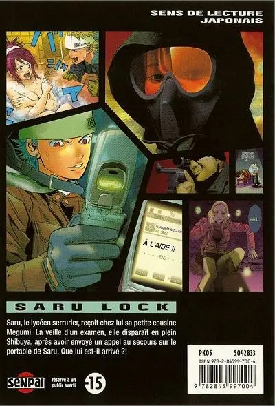 Verso de l'album Saru Lock 6