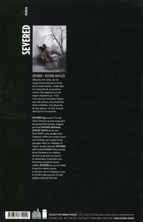 Verso de l'album Severed Destins Mutilés