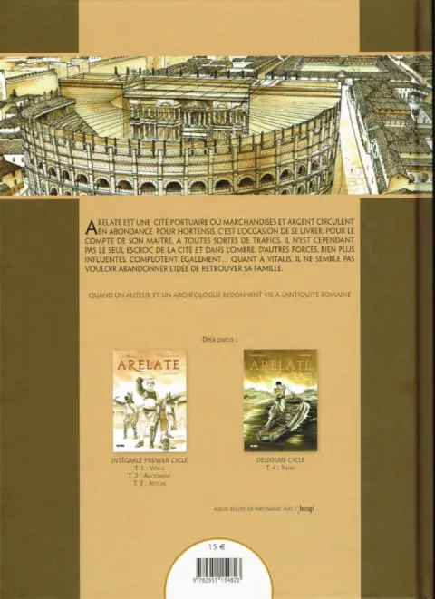 Verso de l'album Arelate Tome 5 Hortensis