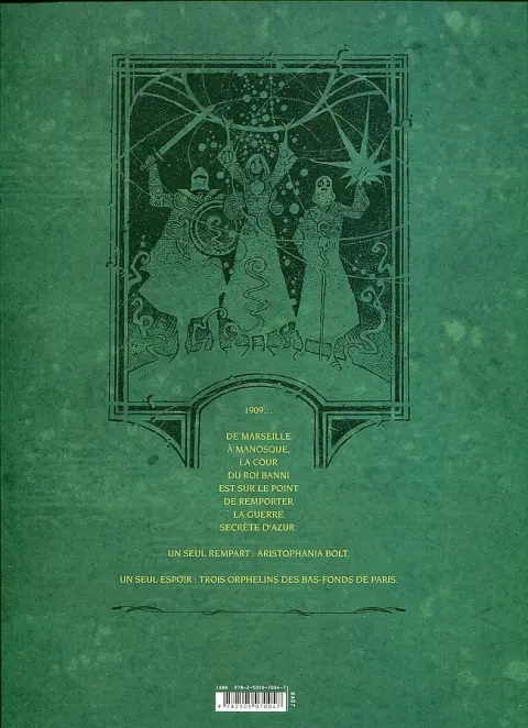 Verso de l'album Aristophania Tome 1 Le Royaume d'Azur