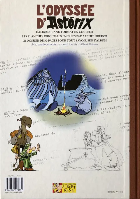 Verso de l'album Astérix Tome 26 L'Odyssée d'Astérix