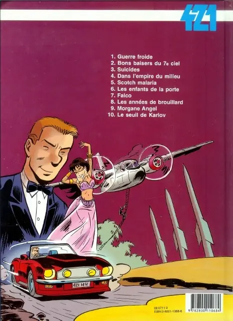 Verso de l'album 421 Tome 1 Guerre froide