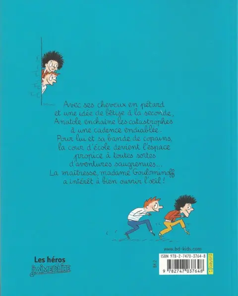 Verso de l'album Anatole Latuile Tome 1 C'est parti !