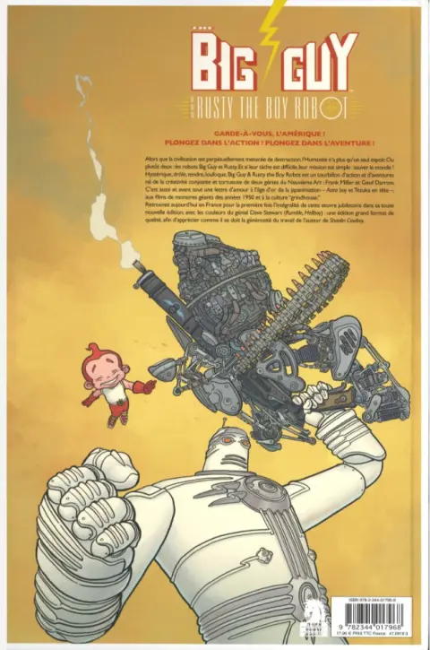 Verso de l'album Big Guy Big Guy and Rusty The Boy Robot