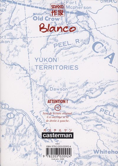 Verso de l'album Blanco - Le Chien Blanco 1 La poursuite