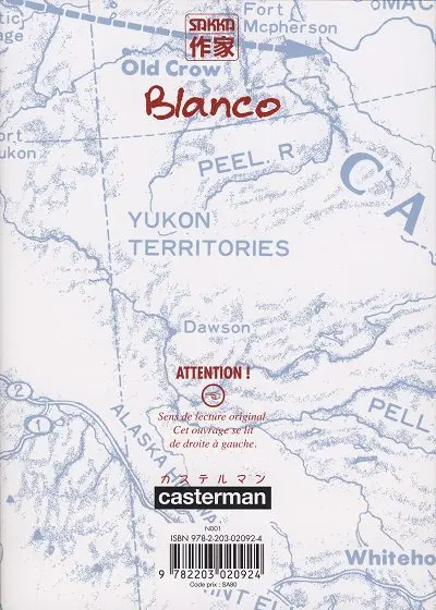 Verso de l'album Blanco - Le Chien Blanco 1 La poursuite
