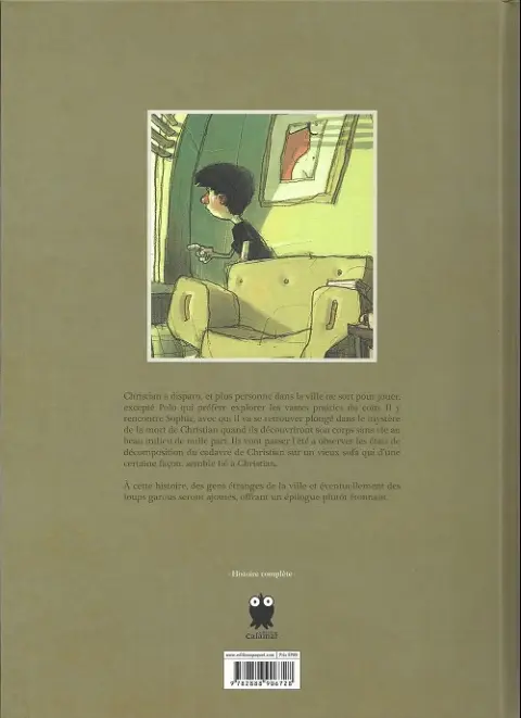 Verso de l'album Le Cadavre et le sofa