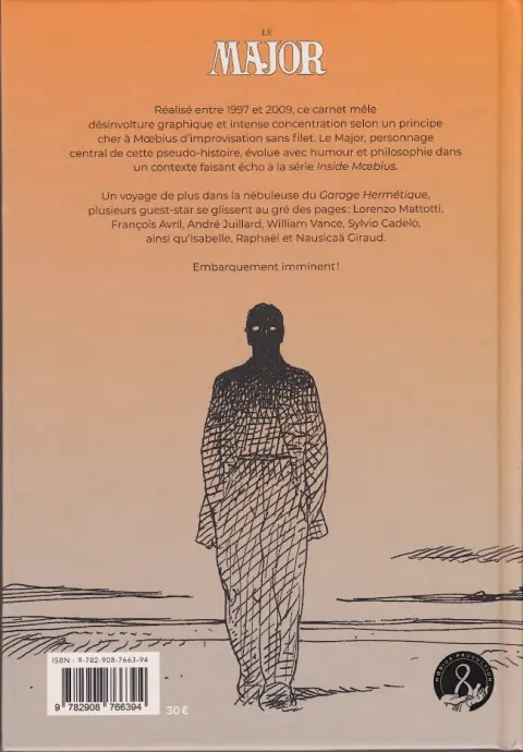Verso de l'album Les Carnets Le Major