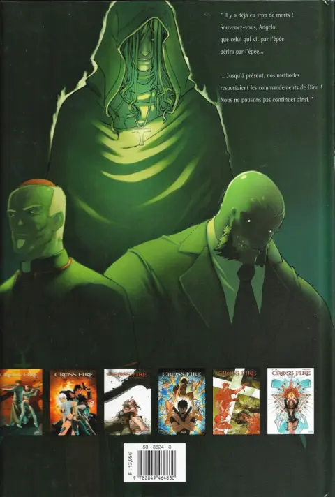 Verso de l'album Cross Fire Tome 2 Au service secret de sa sainteté