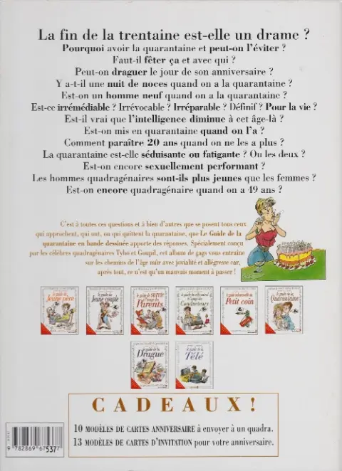 Verso de l'album Le Guide Tome 6 Le guide de la quarantaine