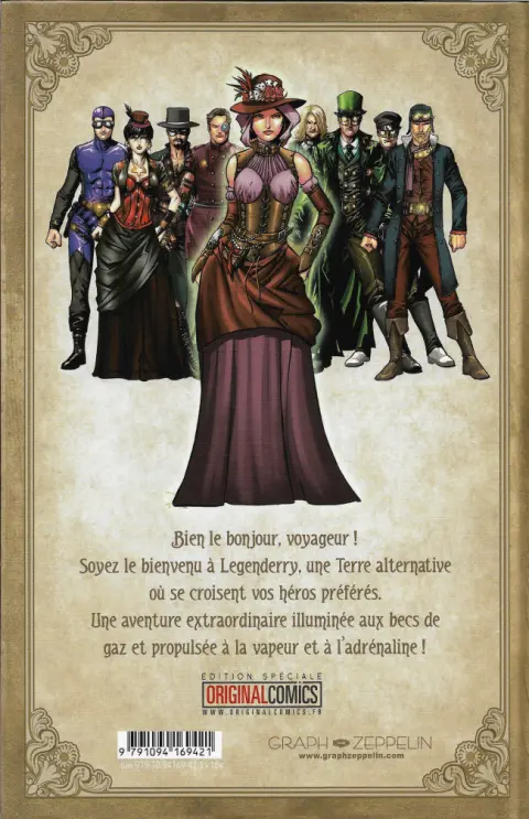 Verso de l'album Legenderry Tome 3 Red Sonja