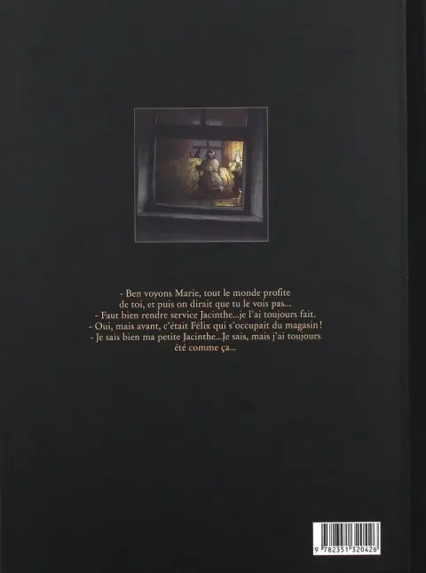 Verso de l'album Magasin général Tome 1 Marie