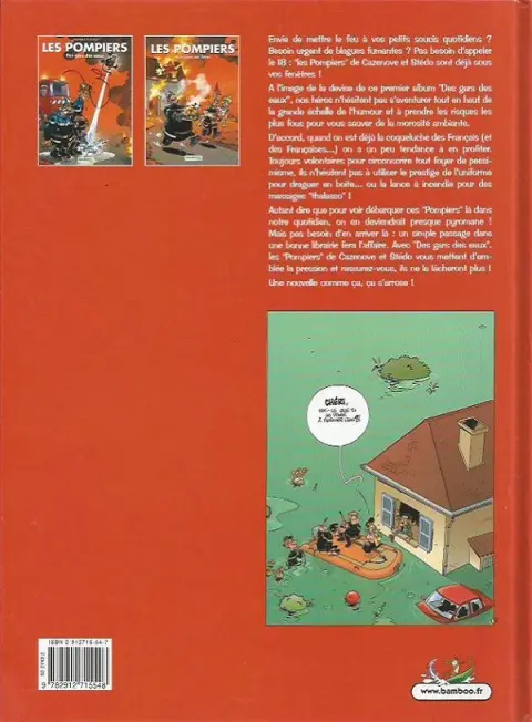 Verso de l'album Les Pompiers Tome 1 Des gars des eaux