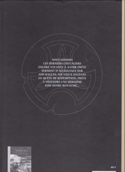 Verso de l'album Les Prophéties Elween Intégrale