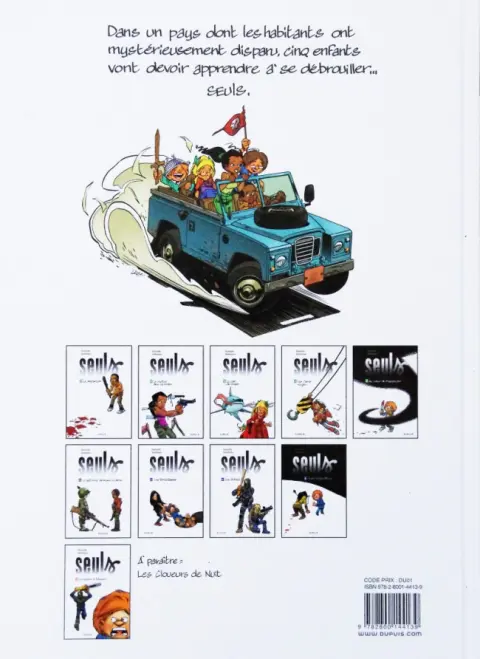 Verso de l'album Seuls Tome 4 Les Cairns rouges