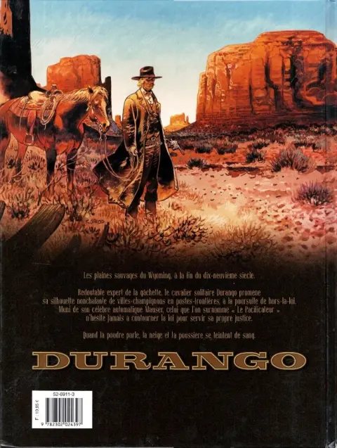 Verso de l'album Durango Tome 16 Le crépuscule du vautour