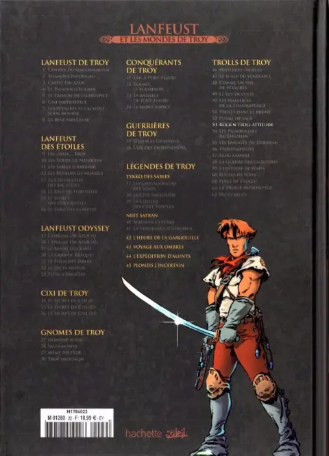 Verso de l'album Lanfeust et les mondes de Troy Tome 53 Trolls de Troy - Rock'N Troll Attitude