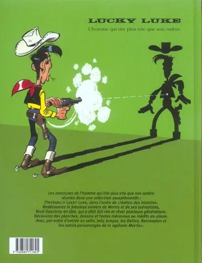 Verso de l'album Lucky Luke (2002) L'Integrale 17
