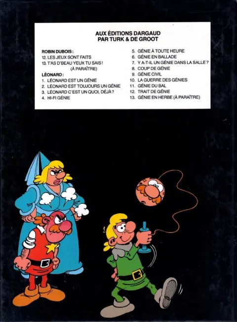 Verso de l'album Robin Dubois Tome 12 Les jeux sont faits