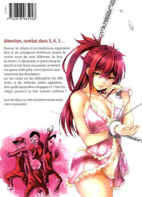 Verso de l'album Battle Game in 5 seconds 3