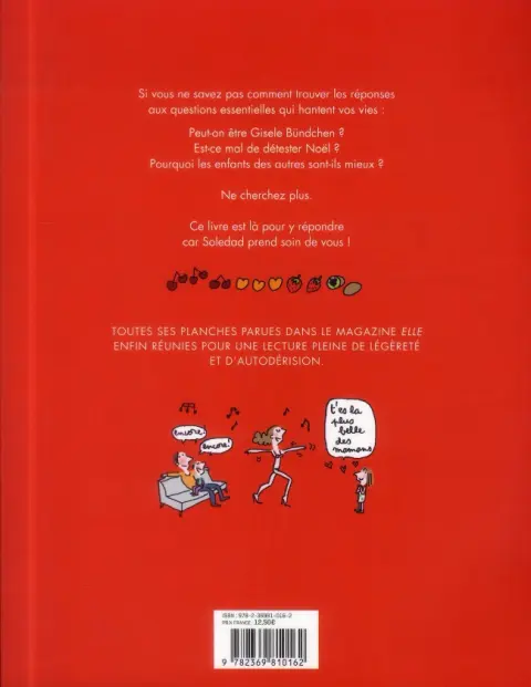 Verso de l'album La Bd de Soledad La compile de l'année 1