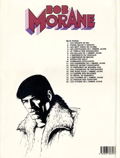 Verso de l'album Bob Morane Tome 39 Les otages de l'ombre jaune
