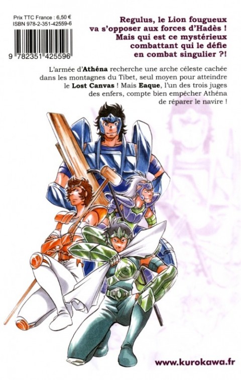 Verso de l'album Saint Seiya the lost canvas 14