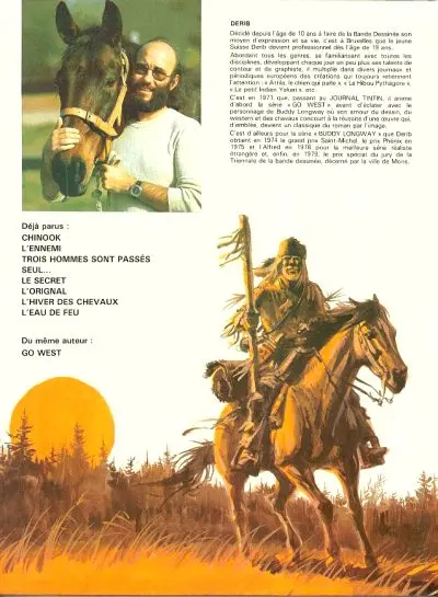 Verso de l'album Buddy Longway Tome 9 Premières chasses