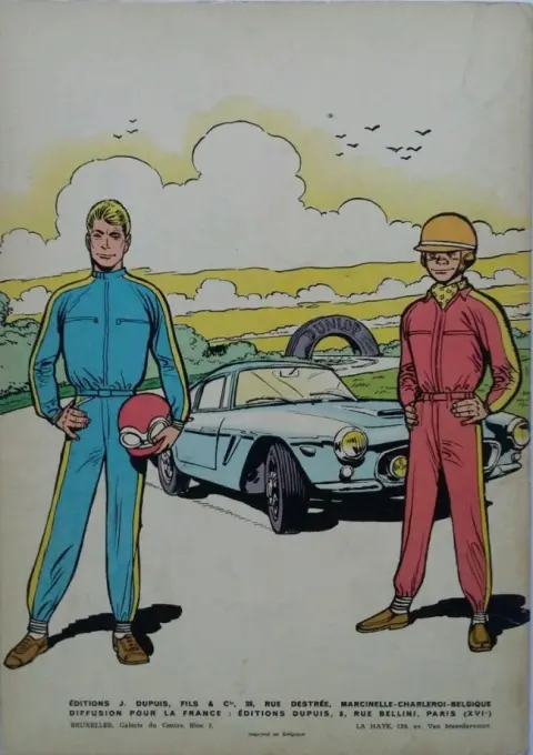 Verso de l'album Valhardi Tome 13 Le Grand Rush