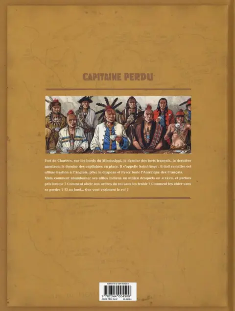Verso de l'album Capitaine Perdu Chapitre 1