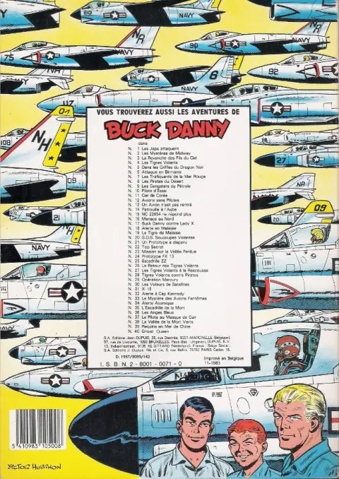 Verso de l'album Buck Danny Tome 34 Alerte atomique