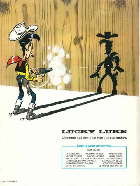 Verso de l'album Lucky Luke Tome 36 Western Circus