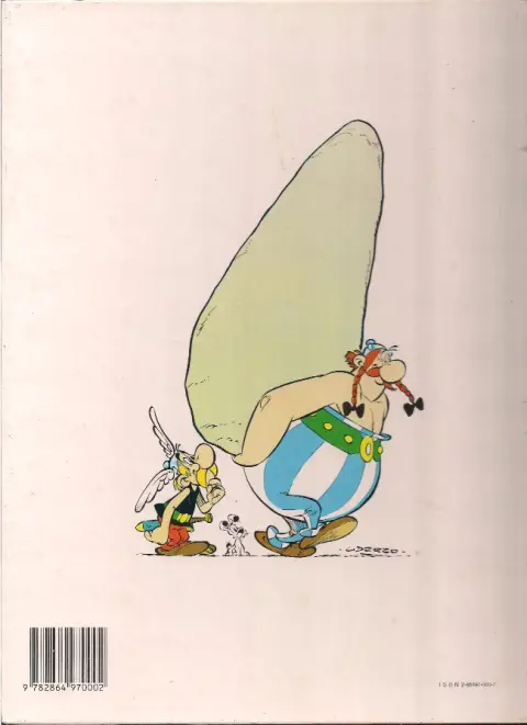 Verso de l'album Astérix Tome 25 le grand fossé