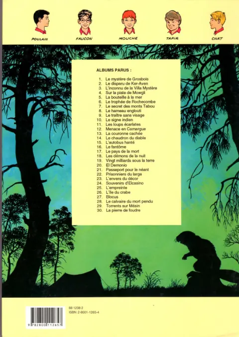 Verso de l'album La Patrouille des Castors Tome 26 L'île du crabe