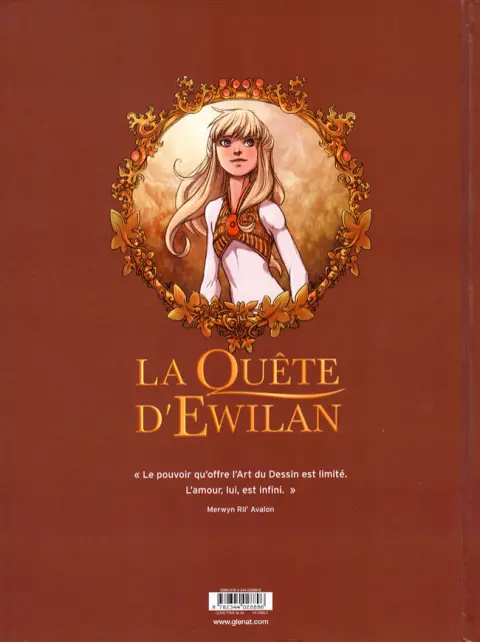 Verso de l'album La Quête d'Ewilan Tome 7 L'île du destin