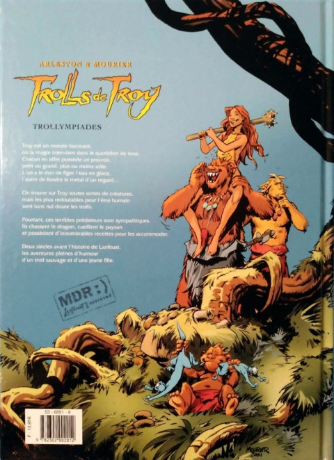Verso de l'album Trolls de Troy Tome 11 Trollympiades