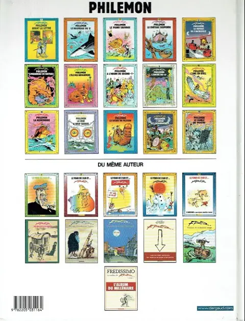 Verso de l'album Philémon Tome 14 L'enfer des épouvantails