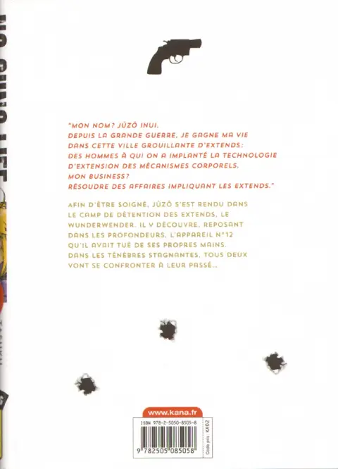 Verso de l'album No guns life 9