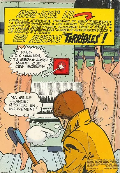 Verso de l'album Gil Jourdan Tome 11